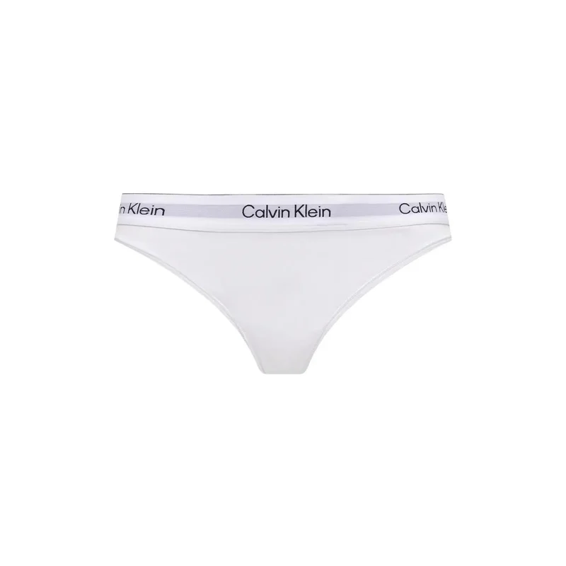 Calvin Klein Damen-Slips im 2er-Pack, weiß, aus Baumwoll-Modal