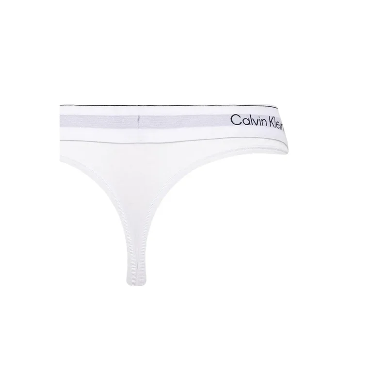 Calvin Klein Damen-Slips im 2er-Pack, weiß, aus Baumwoll-Modal
