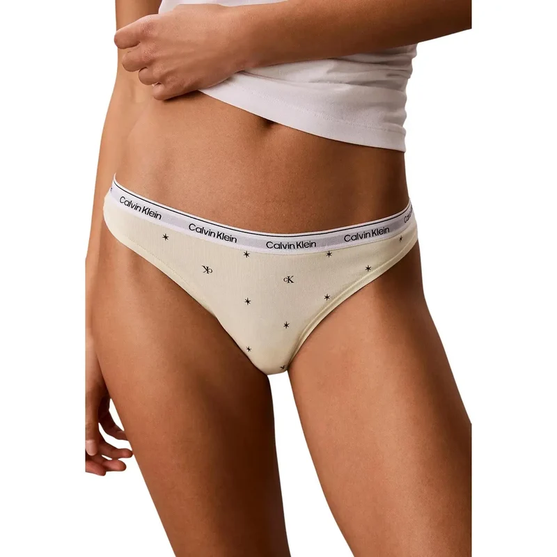 Calvin Klein Damen Slip aus Baumwolle in Grau, 5er-Pack