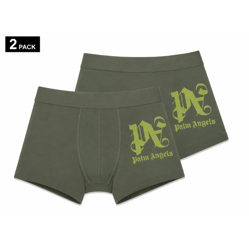 Palm Angels Herrenunterwäsche aus schwarzer Baumwolle