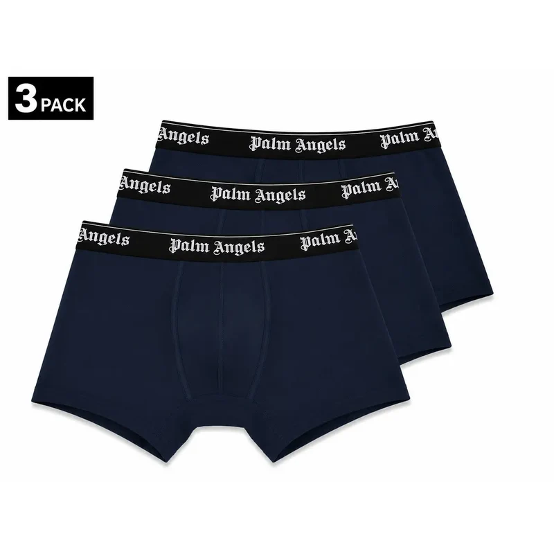Palm Angels Herrenunterwäsche, blau, Baumwollstretch