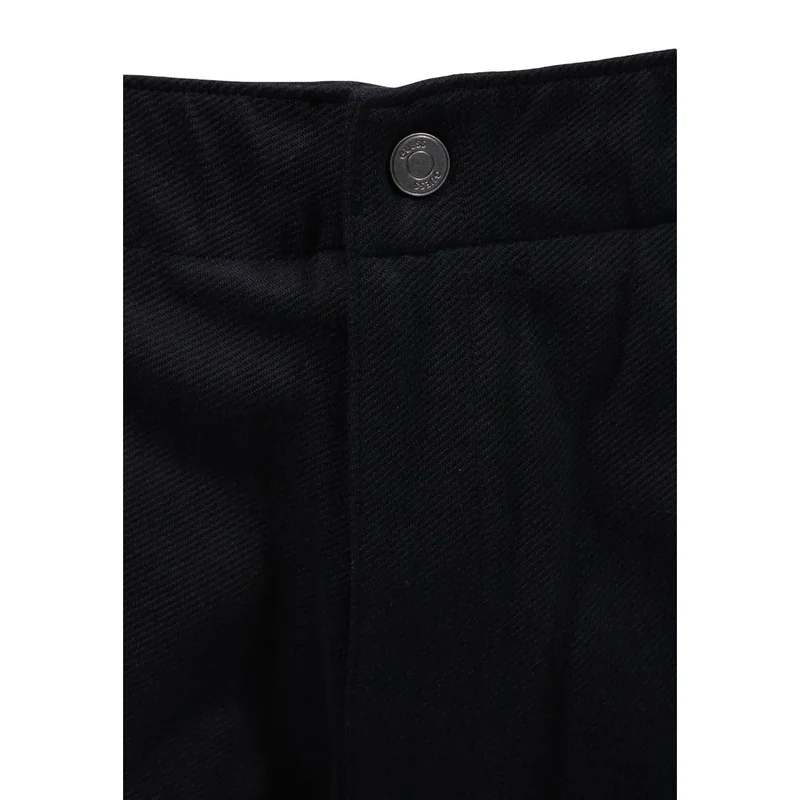 Guess Schwarze Baumwollhose für Herren mit normalem Bein