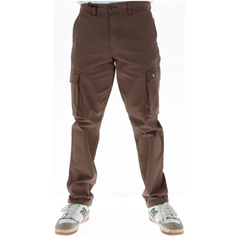 Lyle and Scott Herren Braun Baumwollhosen TR1802ITA