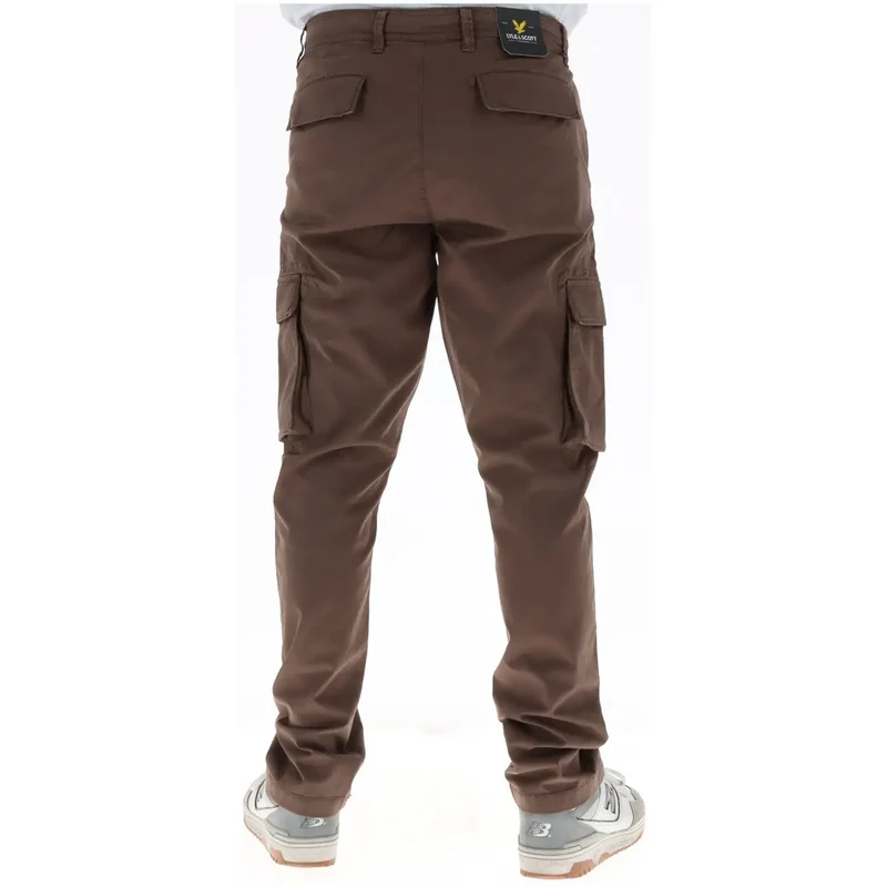 Lyle and Scott Herren Braun Baumwollhosen TR1802ITA