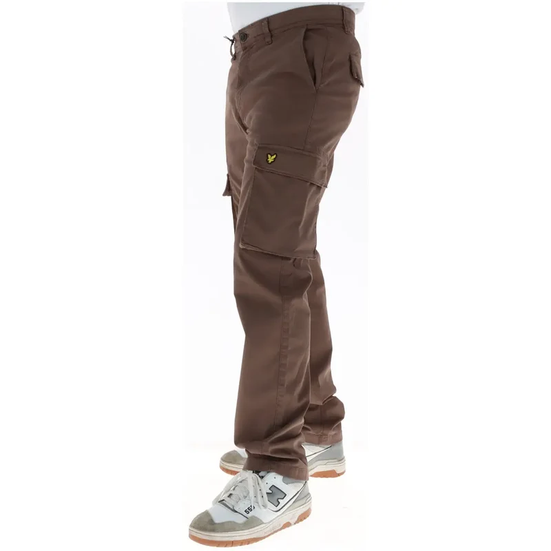 Lyle and Scott Herren Braun Baumwollhosen TR1802ITA