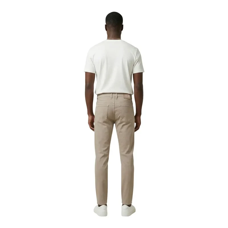 Jeckerson Herren Trousers Beige Baumwollmischung Piqué JUPPA077