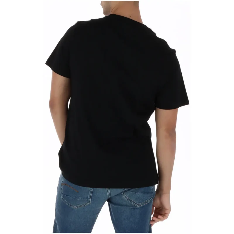 Psycho Bunny Herren T-Shirt Schwarz Baumwolle Rundhals MT0200249