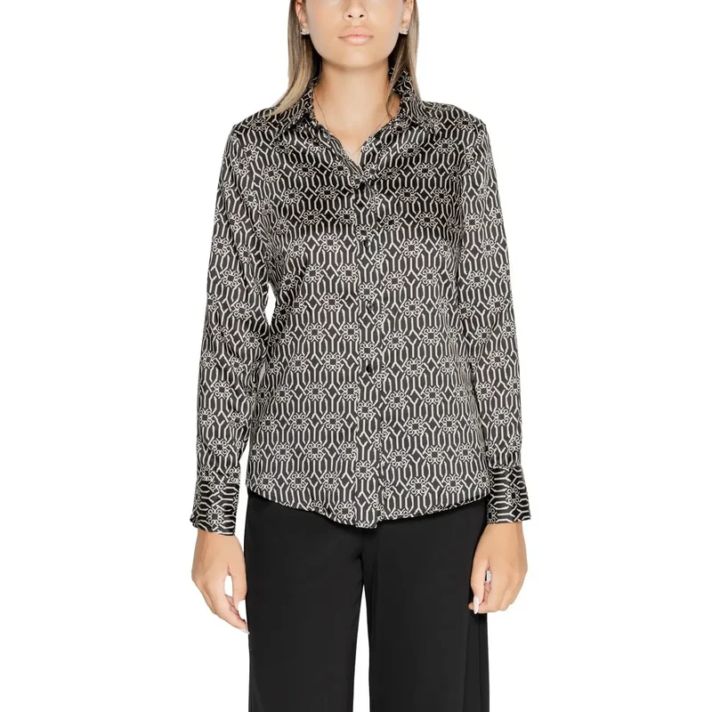 Renaissance Damen Longsleeve aus Polyester in Schwarz CFC0119892003