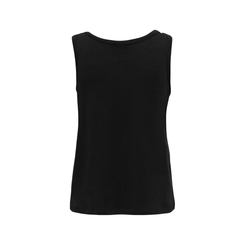 Jacqueline De Yong Damen Tanktop Schwarz Ärmellos Größe S