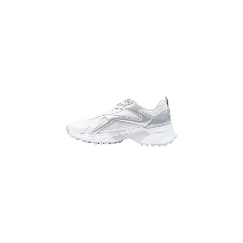 Calvin Klein Damen Leder Sneakers Weiße geometrische
