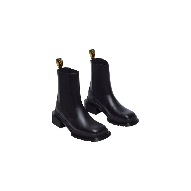 Dr. Martens Damen Chelsea Boots aus schwarzem Leder Boots