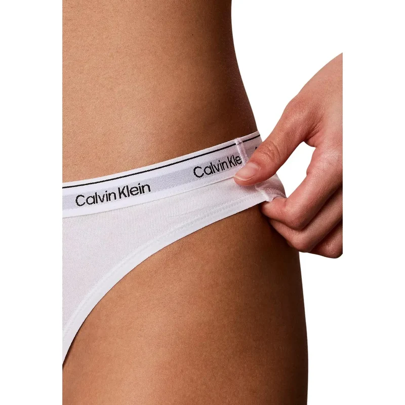 Calvin Klein Damen Baumwoll-Bikini-Unterwäsche Schwarz, 3er-Pack