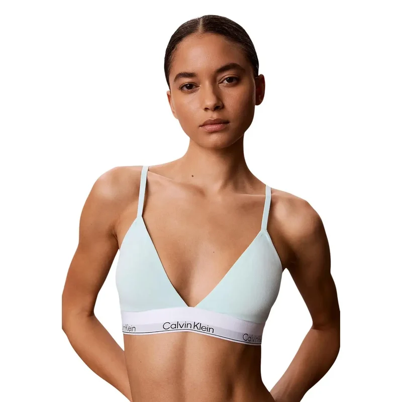 Calvin Klein Damenunterwäsche leicht wattierte Dreiecksform Weiß aus Baumwolle