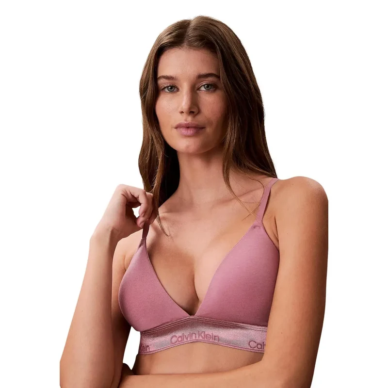 Calvin Klein Damenunterwäsche leicht wattierte Dreiecksform Weiß aus Baumwolle
