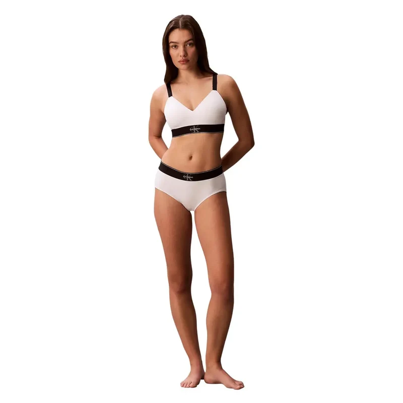 Calvin Klein Damen Lightly Lined weiße Bralette-Unterwäsche