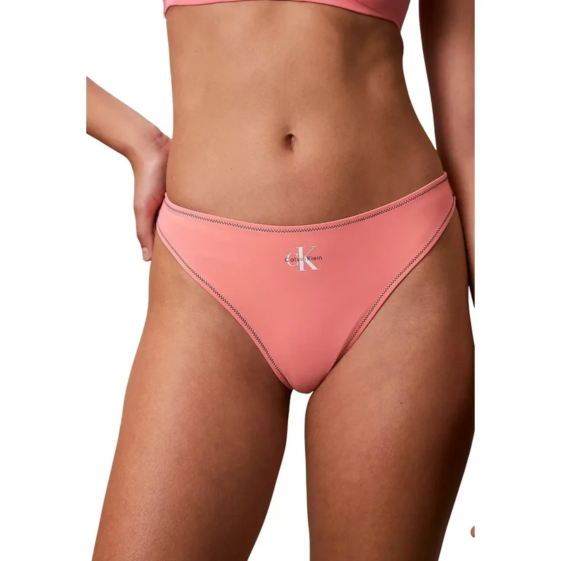 Calvin Klein Damenunterwäsche aus weißem Polyester, Tanga