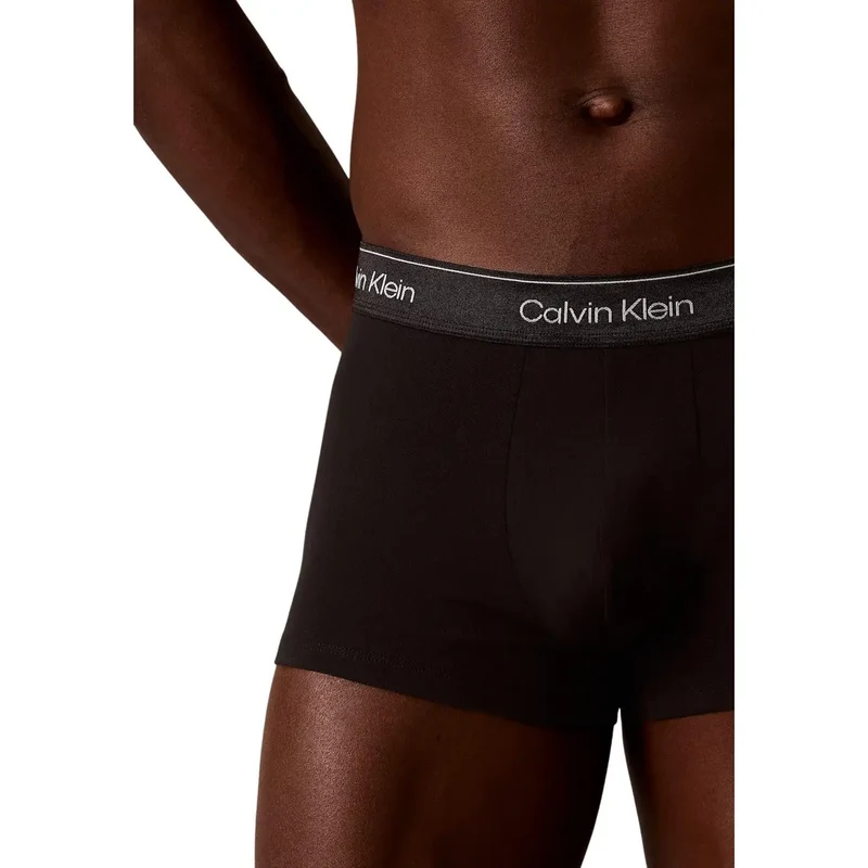 Calvin Klein 3er-Pack schwarze Baumwoll-Badehosen für Herren