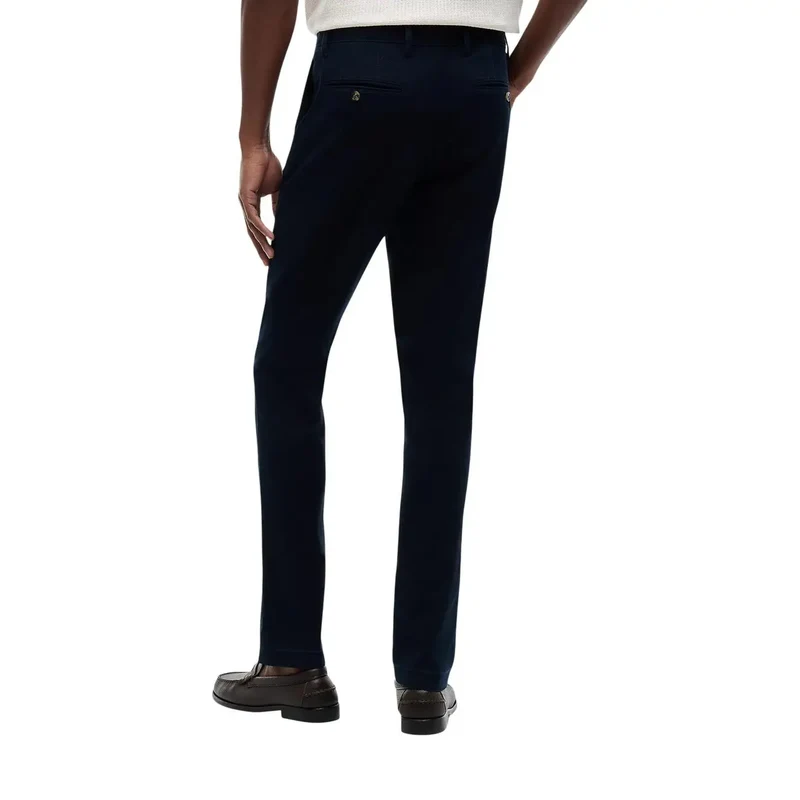 Tommy Hilfiger Herren Baumwollhose Blau Denton Passform