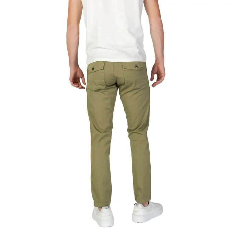 Refrigiwear Herren Grüne Stretch-Baumwollhose
