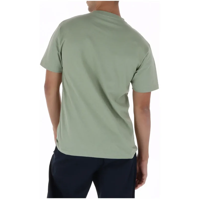 Vans Herren T-Shirt Grün Rundhals 100% Baumwolle Kurze Ärmel