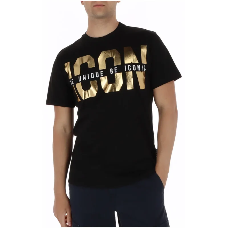 Icon Men T-Shirt Weiß Rundhals 100% Baumwolle IUT022