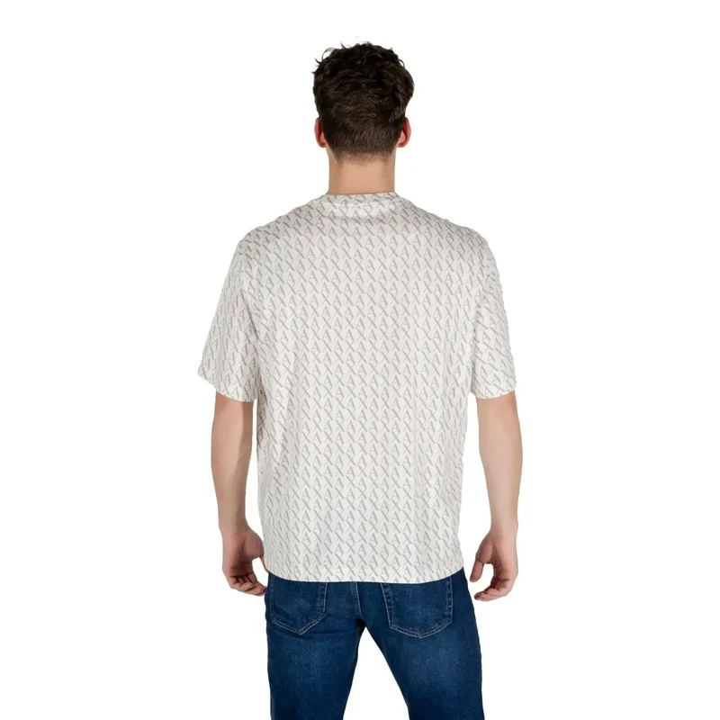Gemustertes Kurzarm-T-Shirt