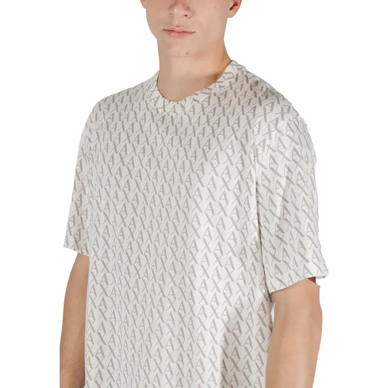 Gemustertes Kurzarm-T-Shirt