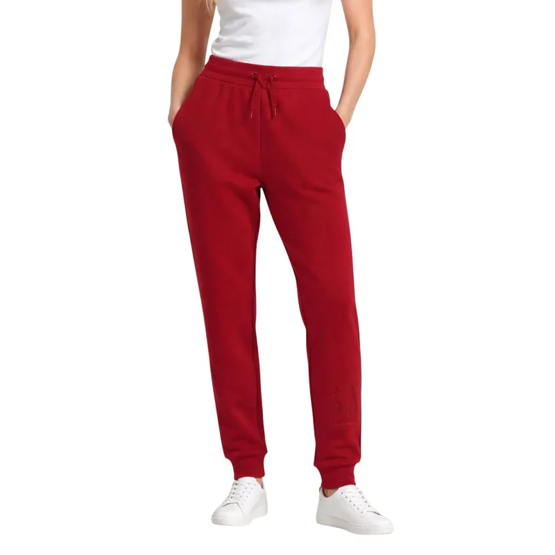 Armani Exchange Damenhose Rot aus Viskosegemisch Größe KH