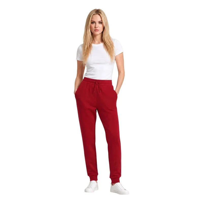 Armani Exchange Damenhose Rot aus Viskosegemisch Größe KH
