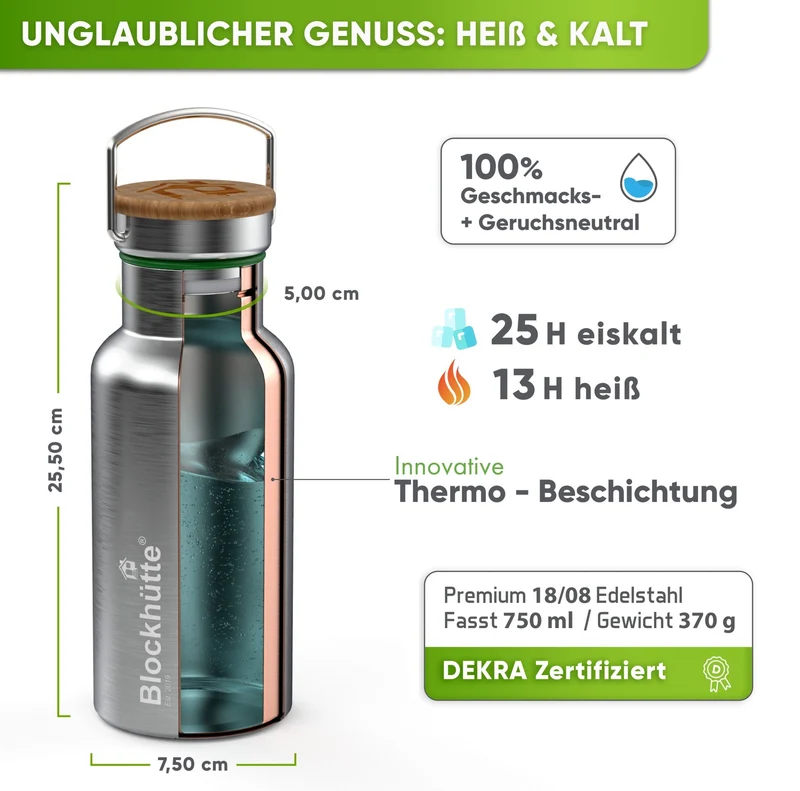 Abenteuer Bundle - Edelstahl Brotdose + Edelstahl Trinkflasche