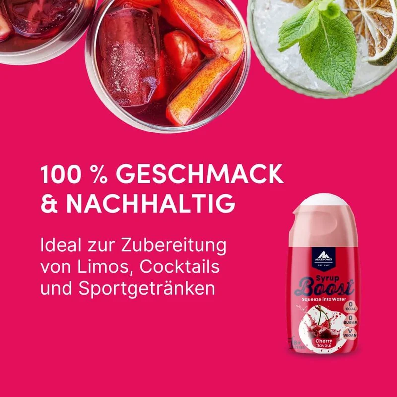 Syrup Boost Himbeere | Getränkesirup ohne Zucker