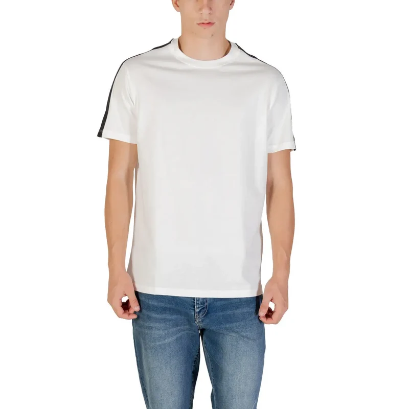Armani Exchange Männer Schwarz Kurzarm Rundhals Baumwolle T Shirt