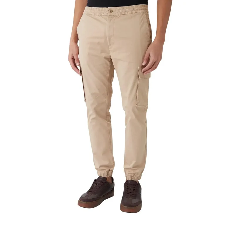 Calvin Klein Jeans Herren Schwarz Herbst Winter Baumwollmischung Hose