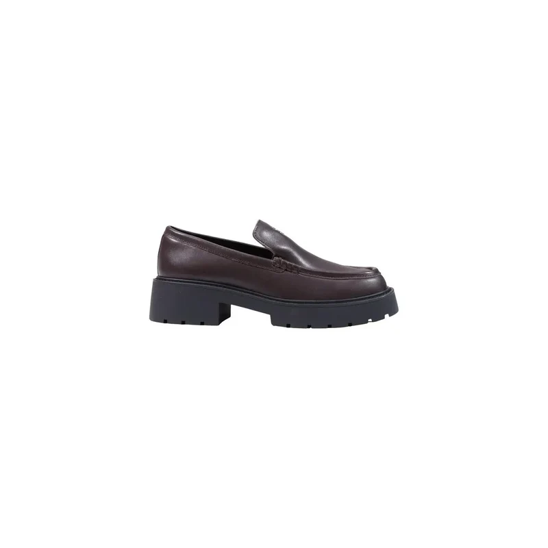 Calvin Klein Damen Leder Sneakers Bordeaux