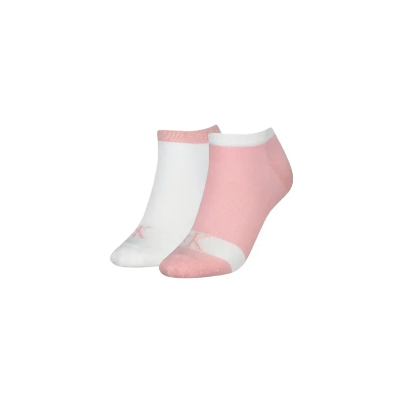 Calvin Klein Jeans Damen Sneaker-Socken Rosa, 2er-Pack