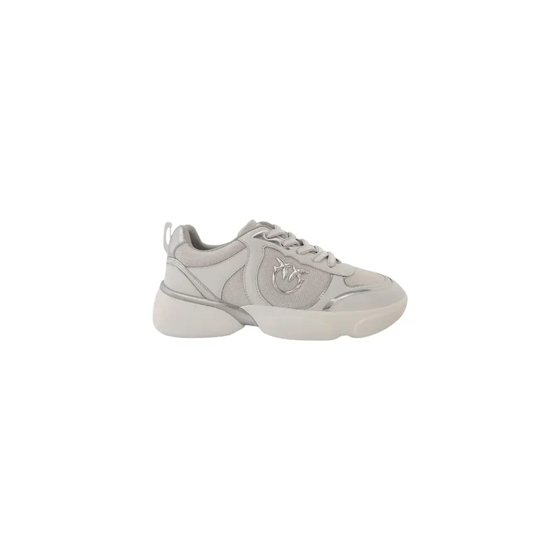 Pinko Damen-Slipper aus weißem Leder Sneakers