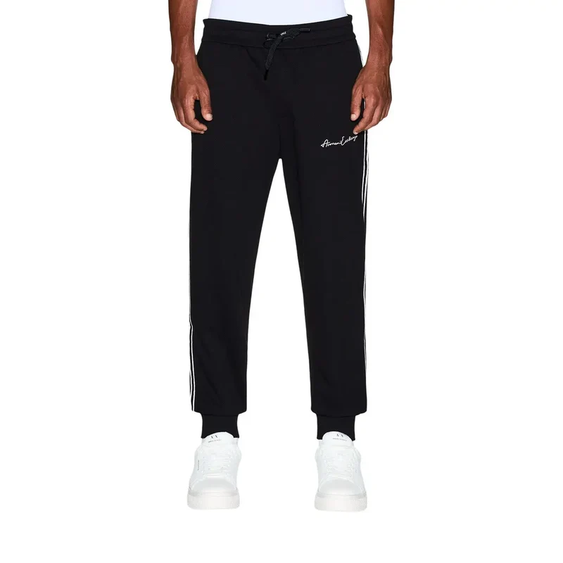 Armani Exchange Schwarze Herrenhose aus Polyestergemisch