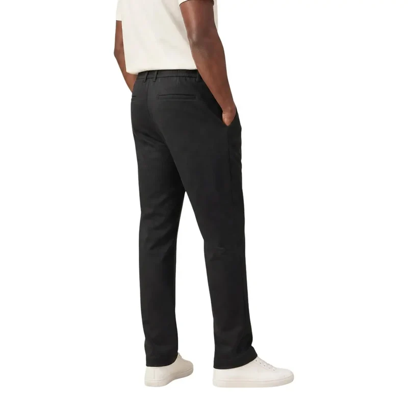 Armani Exchange Schwarze Herrenhose aus Baumwollmischgewebe