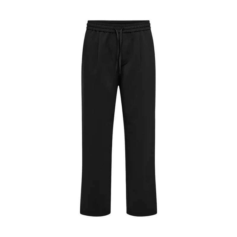 Only and Sons Herrenhose, schwarz, Viskosemischung