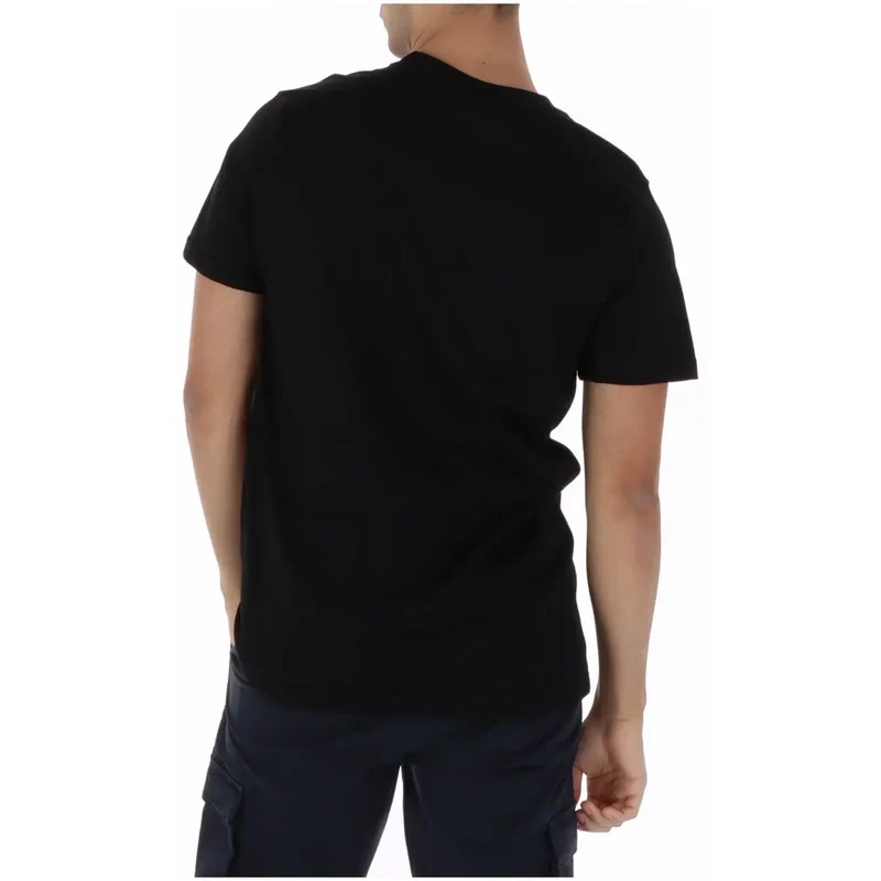 Icon Men T-Shirt Schwarz Kurze Ärmel Baumwolle Rundhals IUT001