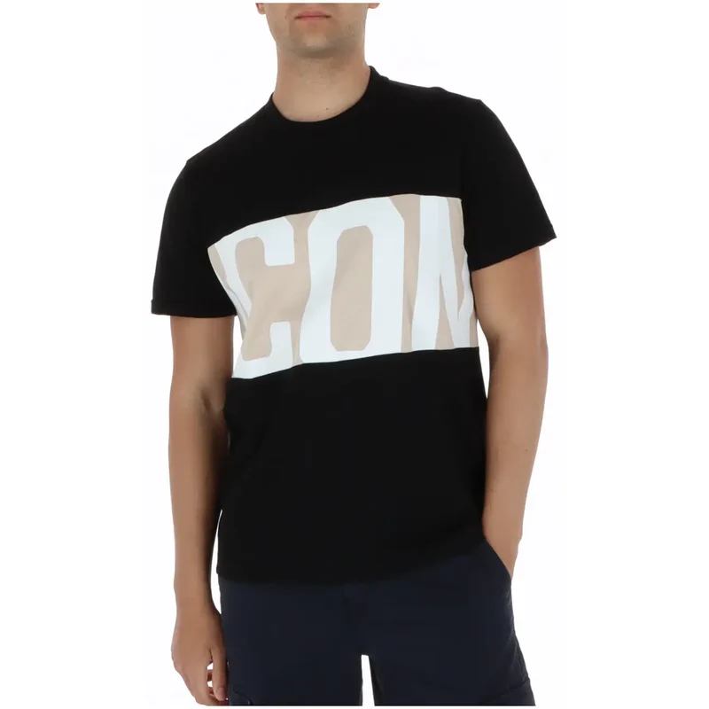 Icon Männer T-Shirt Weiß Rundhals Druck 100 Baumwolle