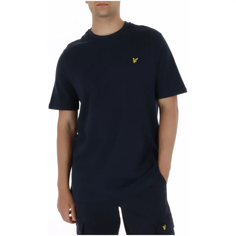 Lyle & Scott Herren T-Shirt Weiß Baumwolle Rundhals TS2406V