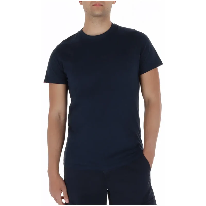Superdry Herren T-Shirt Blau Kurzarm Rundhals Baumwolle