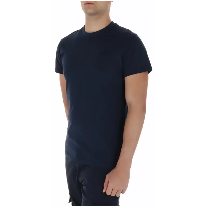 Superdry Herren T-Shirt Blau Kurzarm Rundhals Baumwolle