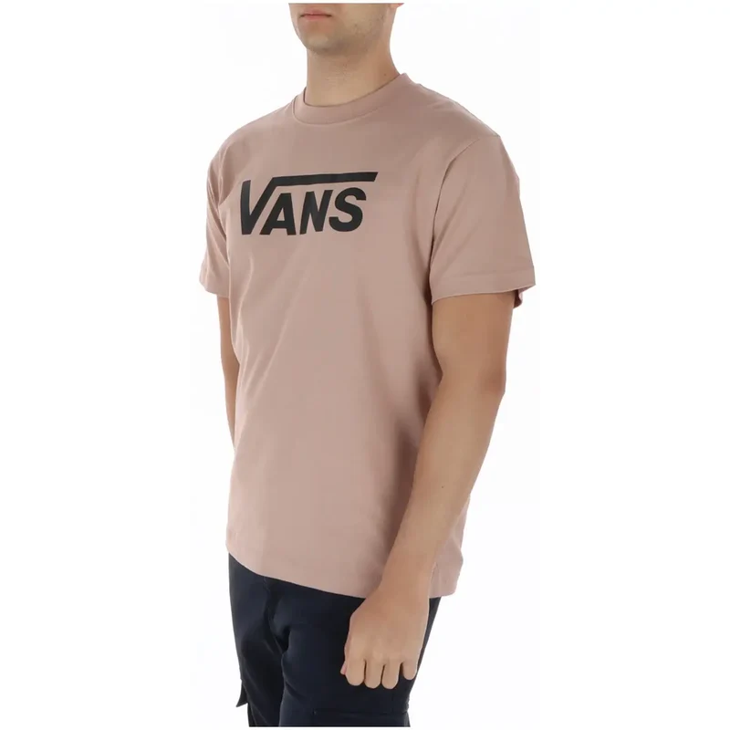 Vans Herren T-Shirt Braun Baumwolle Rundhals Kurzarm RA1E2V1