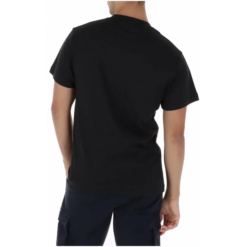 Vans Herren T-Shirt Schwarz Kurze Ärmel Rundhals Baumwolle S