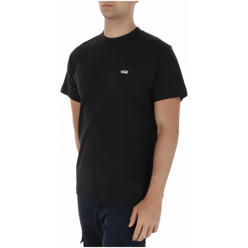 Vans Herren T-Shirt Schwarz Kurze Ärmel Rundhals Baumwolle S