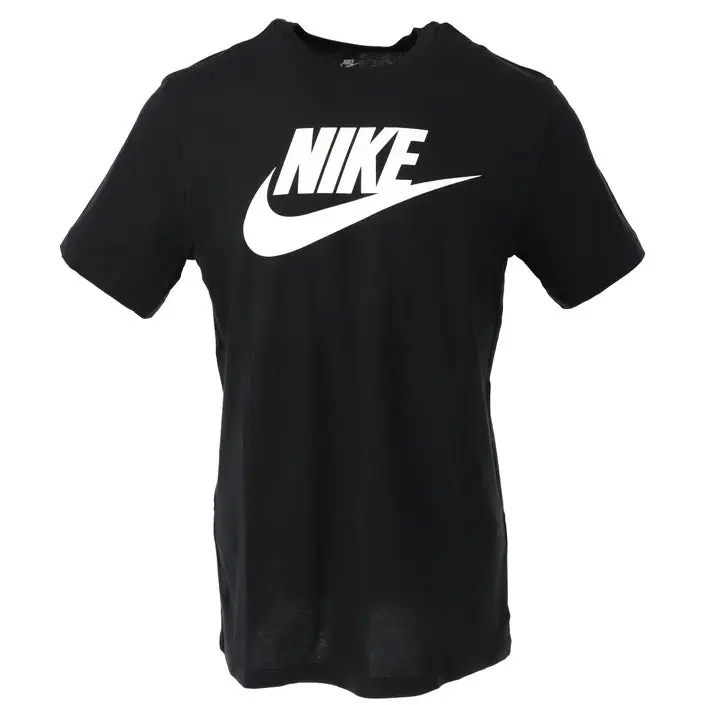 Schwarzes Nike Kurzarm-T-Shirt