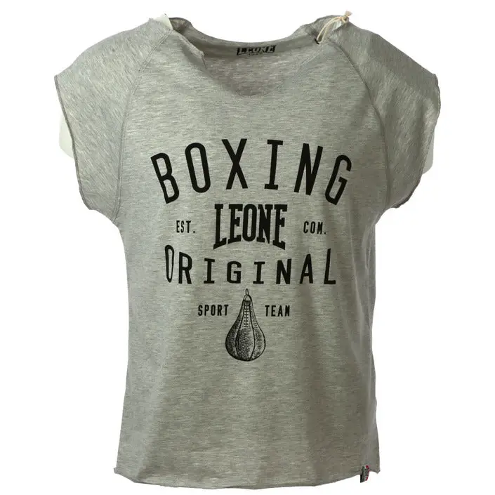 Schwarzes Boxen Grafik-T-Shirt