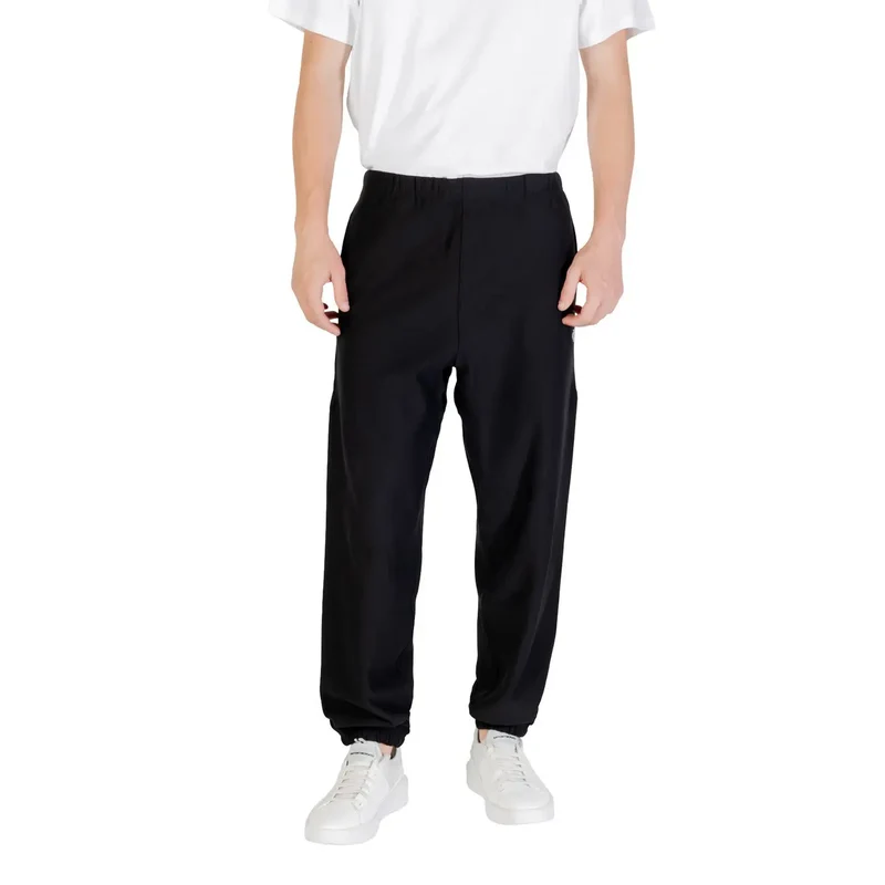 Schwarze Calvin Klein Sweatpants mit elastischen Bündchen